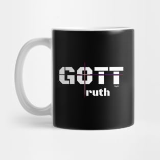 God Truth Message or German Gott For God Mug